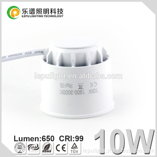 the Newest external fast wiring driver 2700k 10W cob spotlight LED